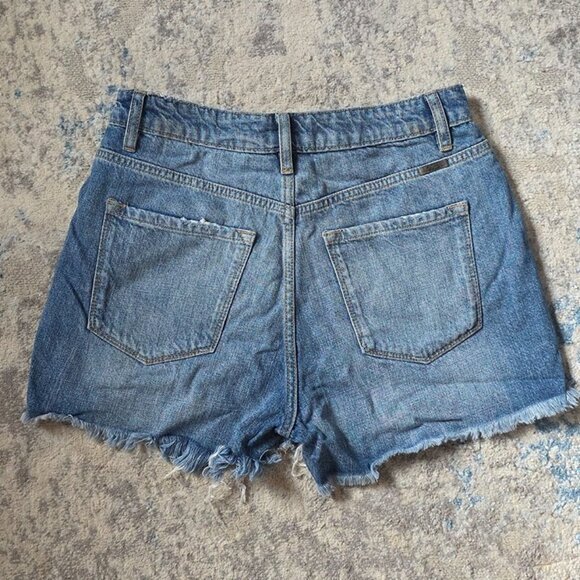KanCan Women's Size 7 27 Distressed Denim Shorts 100% Cotton - Picture 4 of 4